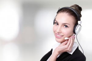 Business Woman customer service worker